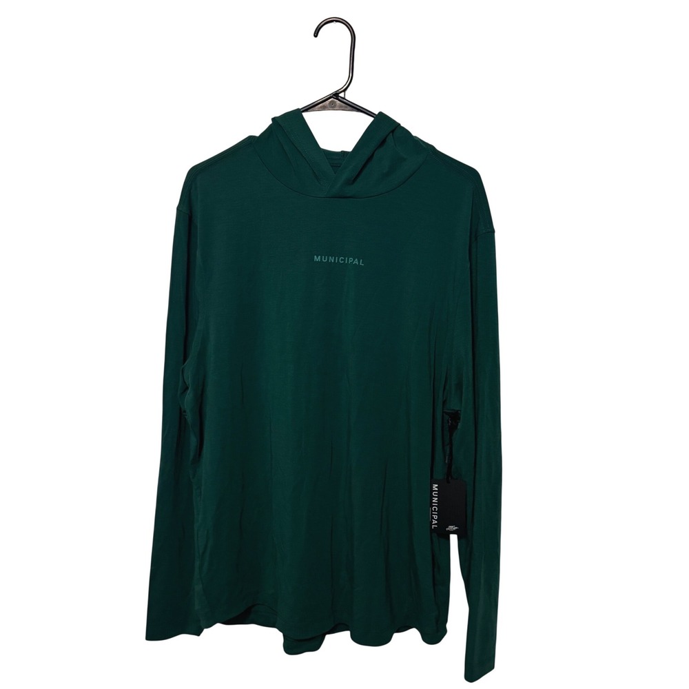 Municipal Sport Utility Hooded Shirt Mens Medium Jade Green Hoodie T-Shirt